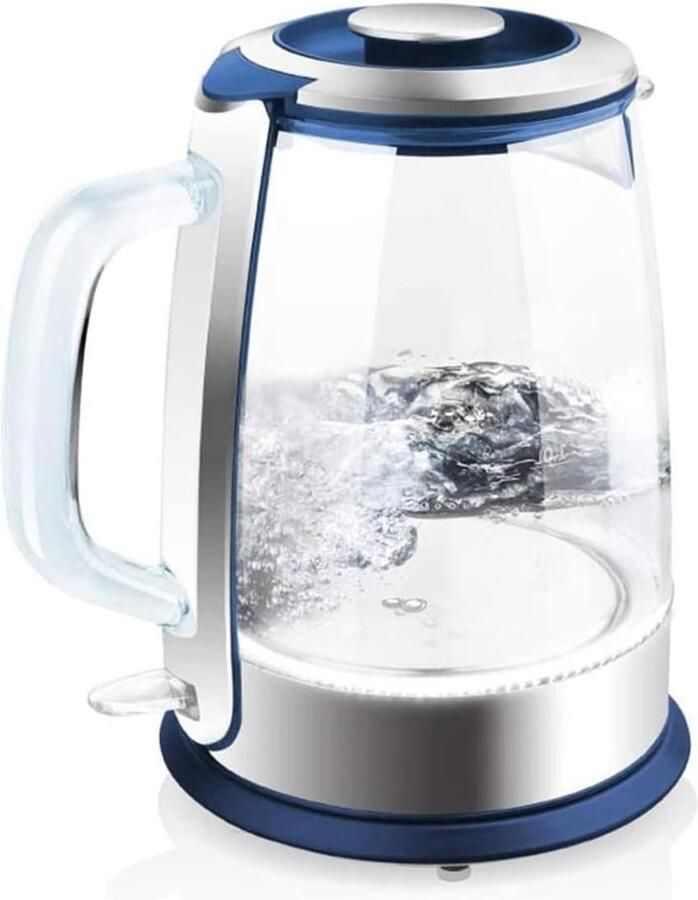 Glazen Waterkoker Eco Ketel Snel Water Koken Automatische Uitschakeling 15 Liter Blauw