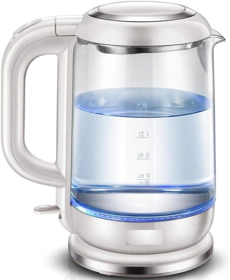 Glazen Waterkoker Elektrische Ketel Kantoor Gebruik Automatische Uitschakeling 15 Liter Paars