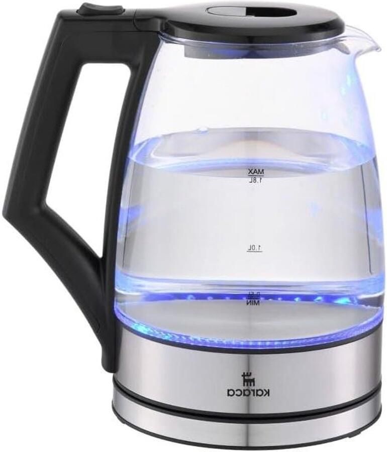 Glazen Waterkoker Elektrische Waterkoker Glas Snel Water Koken Automatische Uitschakeling 18 liter Transparant