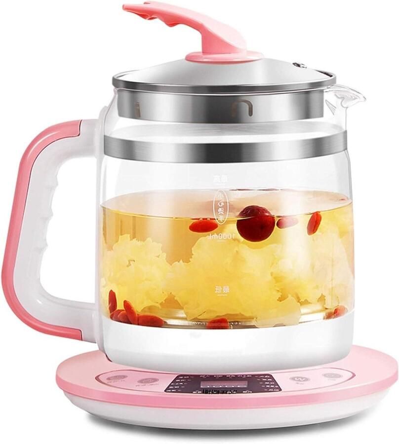 Glazen Waterkoker Gezondheidsketel Theepot Automatisch Koken 18 Kookmenu's 1.8 Liter B