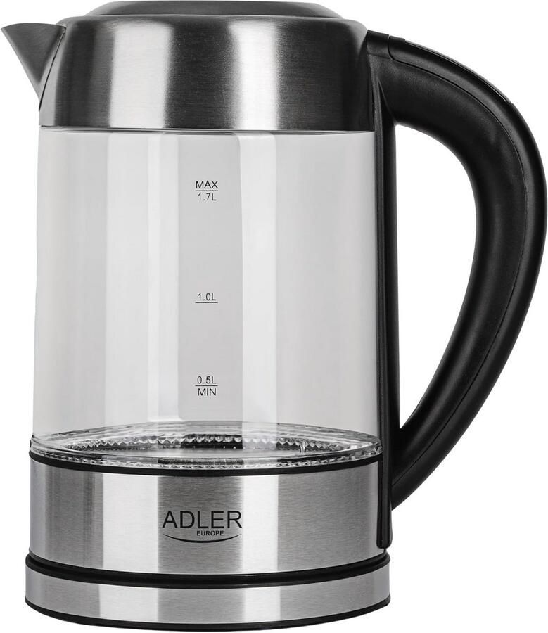 Glazen Waterkoker met Temperatuurregeling 1.7L