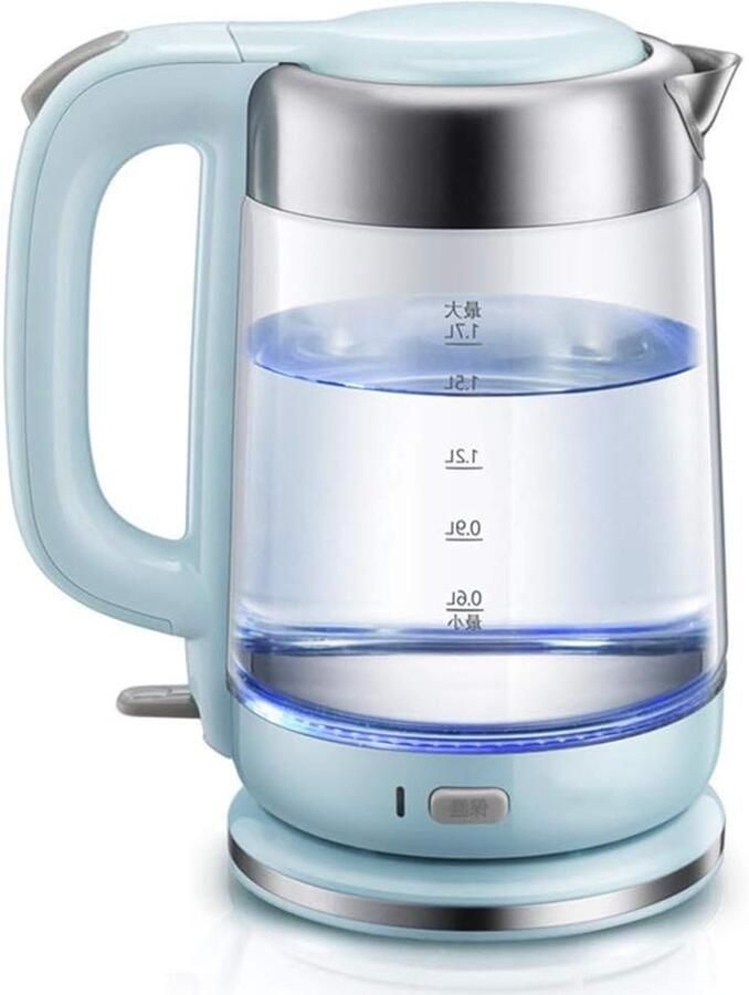 Glazen waterkoker Snelkookapparaat Snel water koken Automatische uitschakeling 17 liter Transparant