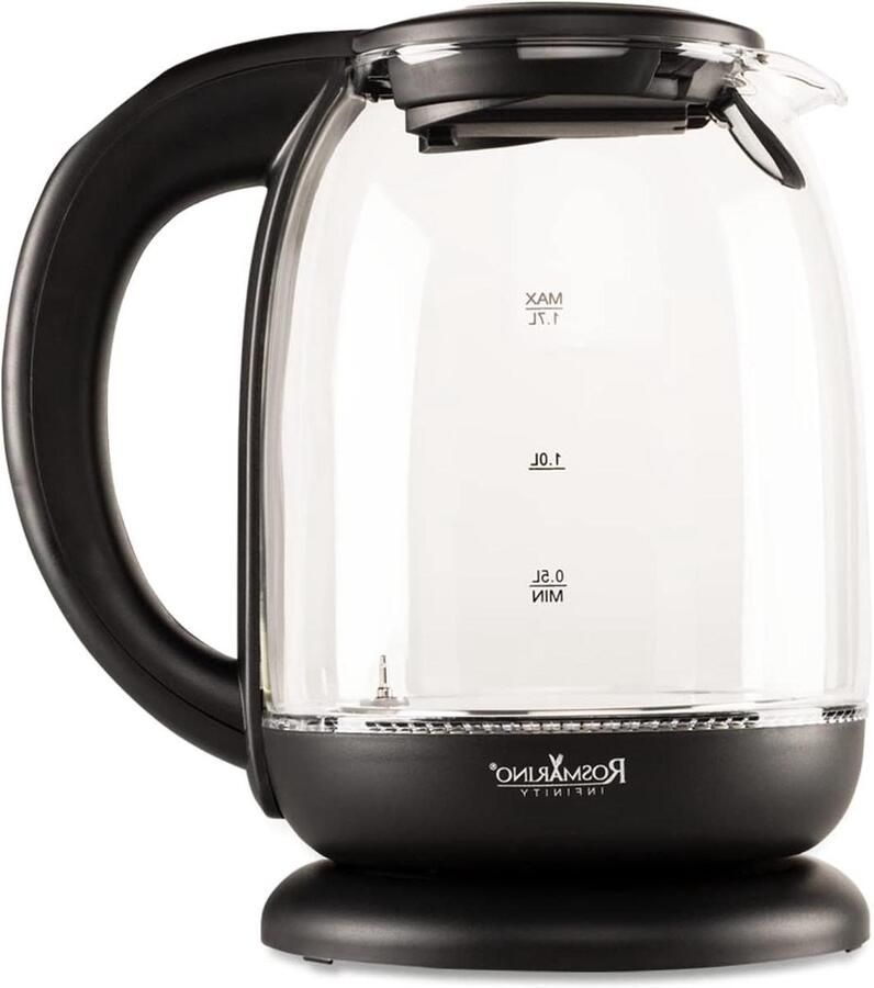 Glazen Waterkoker Thee Ketel Thee Zetten 5 Temperatuurstanden 1.7 Liter Groen