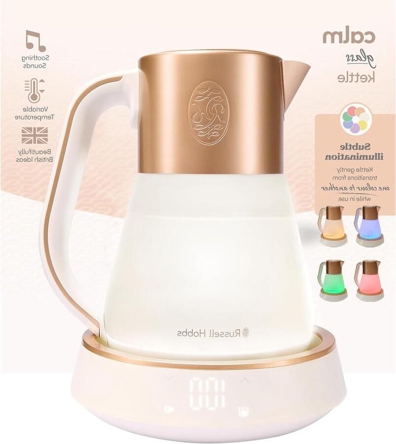 Glazen Waterkoker Thee Waterkoker Dranken Bereiden Variabele Temperatuur 17 Liter Wit