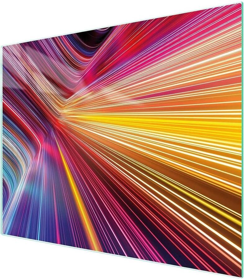 Glazen Werkblad Beschermer Kookplaat Afdekplaat Keuken Beschermen Gehard Glas 52 x 40 cm Veelkleurig