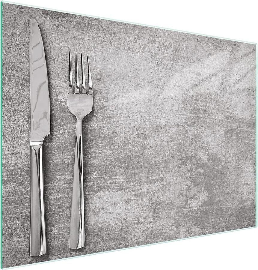 Glazen Werkbladbeschermer Kookplaat Afdekplaat Keuken Beschermen Gehard Glas 30x22 cm Zwart