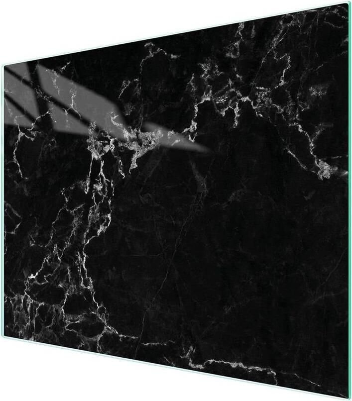 Glazen Werkbladbeschermer Kookplaat Afdekplaat Keuken Beschermen Gehard Glas 52 x 40 cm Marmerlook