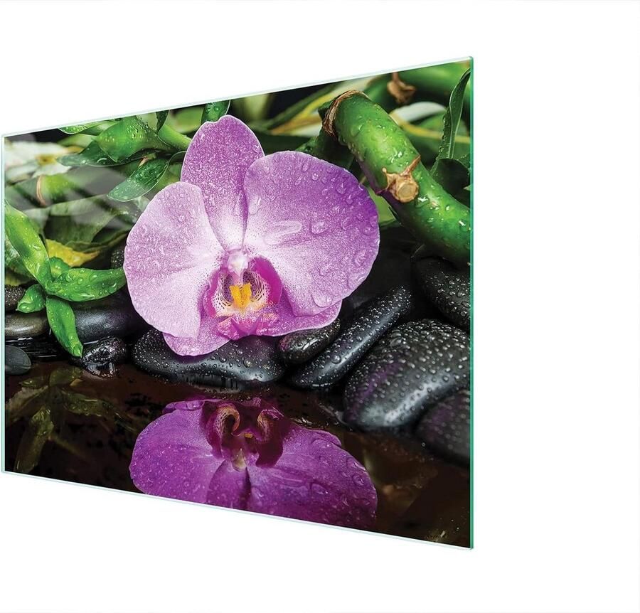 Glazen Werkbladbeschermer Kookplaat Afdekplaat Keuken Decoratie Gehard Glas 40x30 cm Veelkleurig