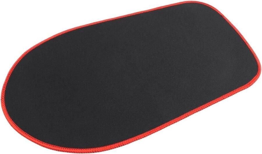 Glijmat Keukenmachine Onderlegger Apparaat Verplaatsen Robuust Genaaid 38x22cm Zwart Rood