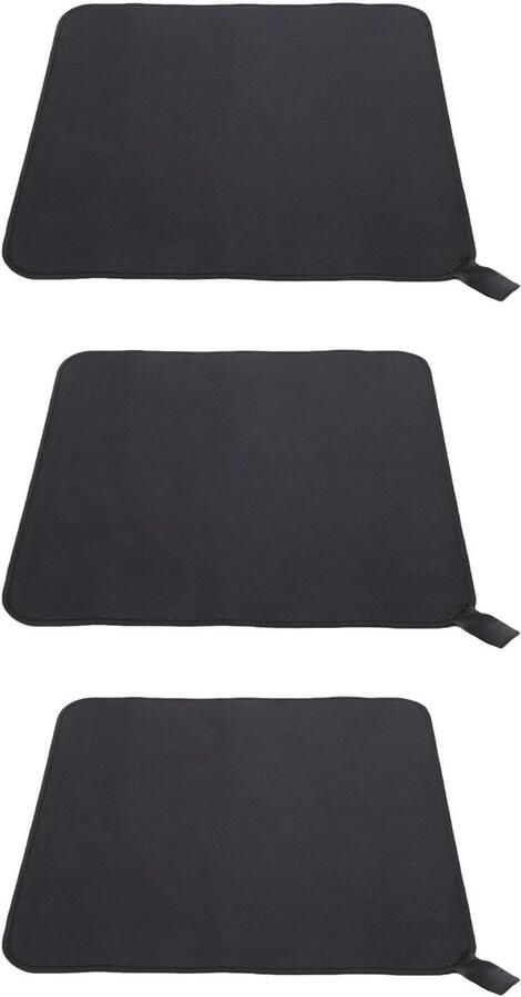 Glijmat Koffiezetapparaat Schuifpad Pad Apparaat Verplaatsen Antislip Basis 3 Stuks Zwart