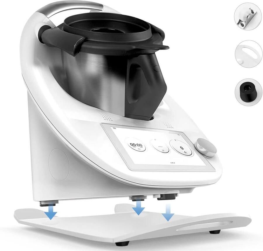 Glijplank Keukenmachine Accessoire Keuken Gemak Met Wielen 43 cm Wit