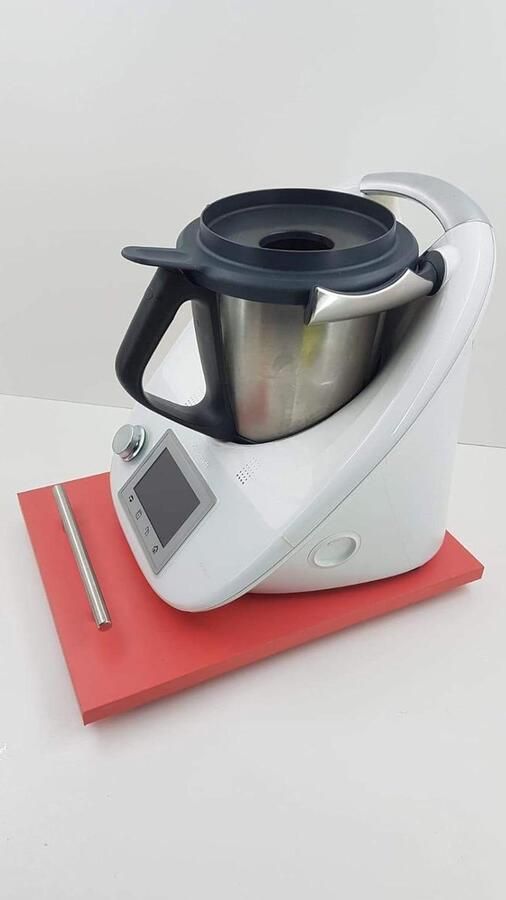 Glijplank Keukenmachine Basis Platform Machine Verplaatsen Beschermt Weegschaal Sensoren 30 x 40 cm Rood