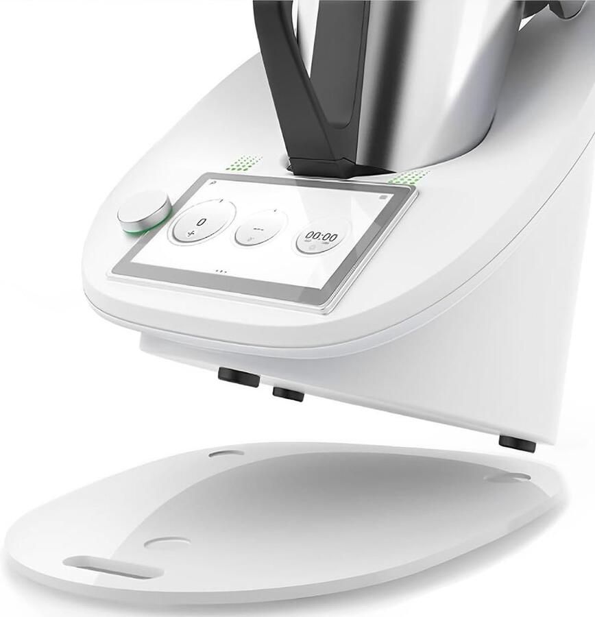 Glijplank Keukenmachine Gelijkussen Mixer Gemakkelijk Verplaatsen Speciale Uitsparingen 37 x 31 cm Transparant