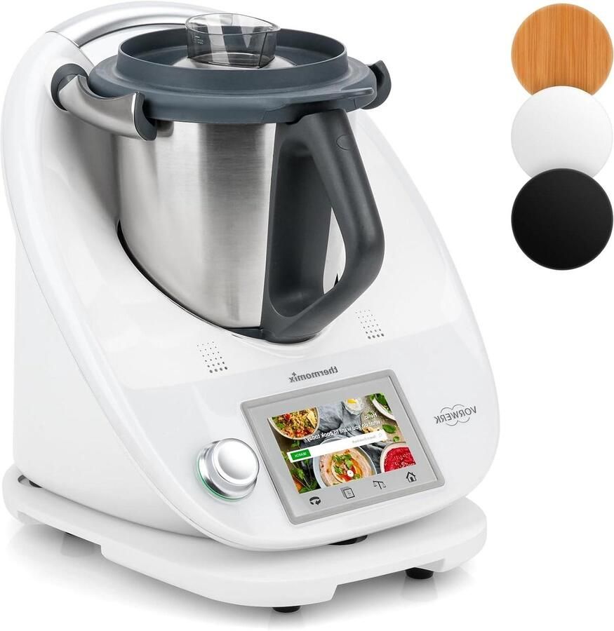 Glijplank Keukenmachine Onderlegger Accessoire Apparaat Verplaatsen Met Wielen 35x30cm Wit