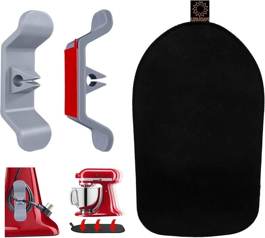 Glijplank Mixer Accessoires Keukenmachine Plank Gemakkelijk Verplaatsen Gladde Schuifbeweging 29 x 231 cm Zwart