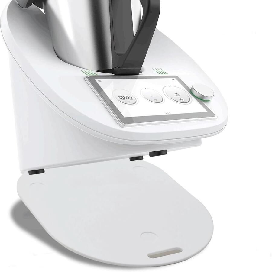 Glijplank voor Thermomix TM6 & TM5 in wit Accessoires voor Vorwerk Rolplank voor moeiteloze beweging & veilige stand van de keukenmachine Gemaakt van eersteklas acrylglas