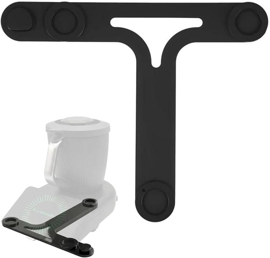 Glijplank voor Thermomix TM7 Stabiele glijplaathouder met Teflon schuiver krasbestendig en geschikt voor keukenmachines