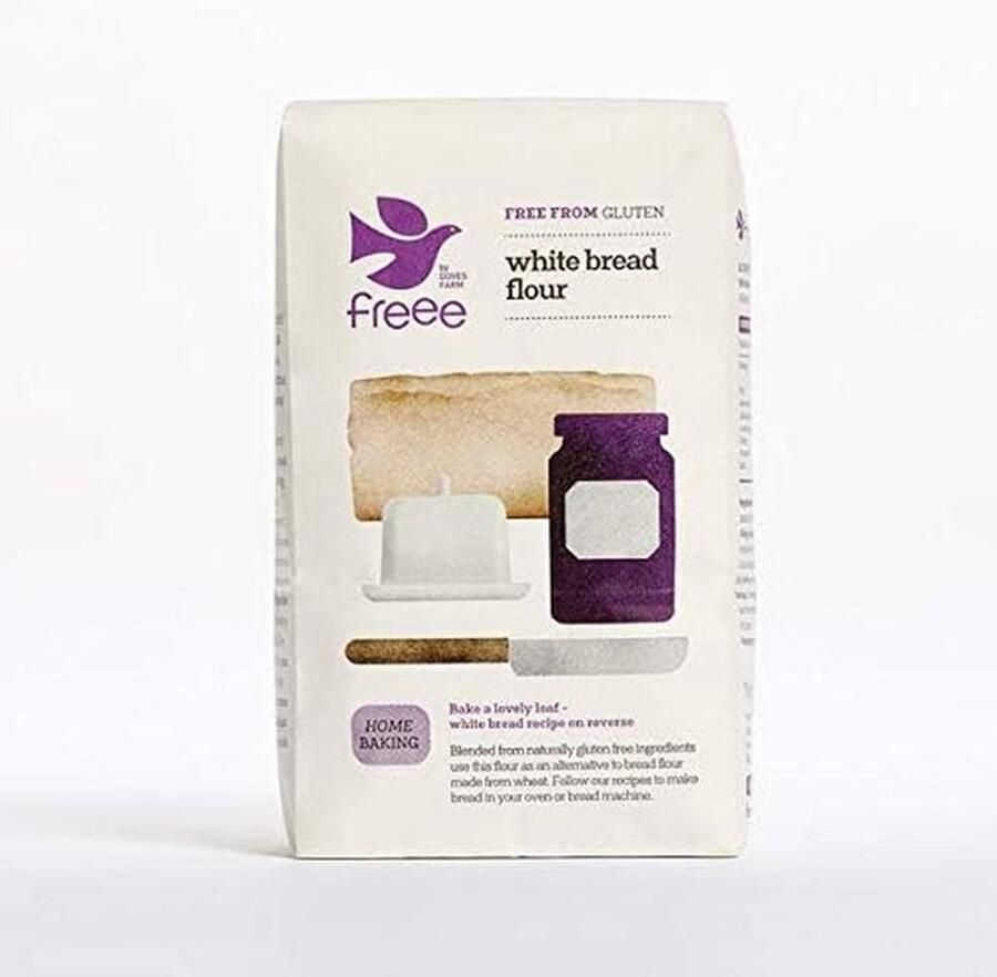 Glutenvrij Wit Broodmeel voor Broodmachine en Oven