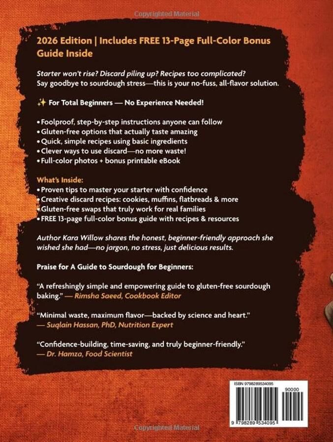 Glutenvrije zuurdesem starter kookboek voor beginners: Maak onweerstaanbare recepten met zuurdesemafval – Bespaar tijd zonder gedoe - Foto 2