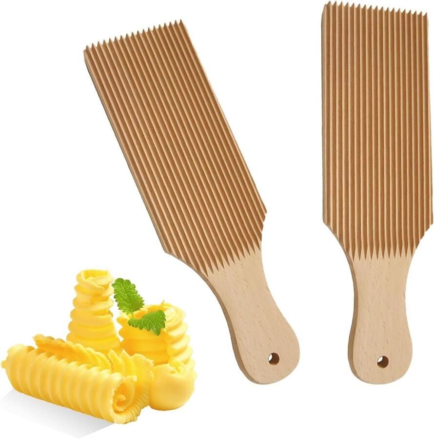 Gnocchi Bord en Pasta Maker Set voor Thuis Houten Accessoires voor Italiaanse Pasta Macaroni en Cavarola Rollen