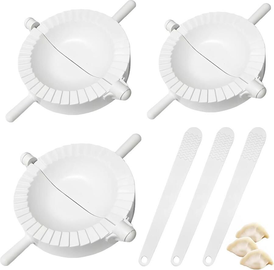 Gnocchi maker dough press 3 stuks 10 cm 8 cm 7 cm met 3 lepels ravioli vorm dumpling maker dumpling maker vorm voor ravioli gebakgereedschap