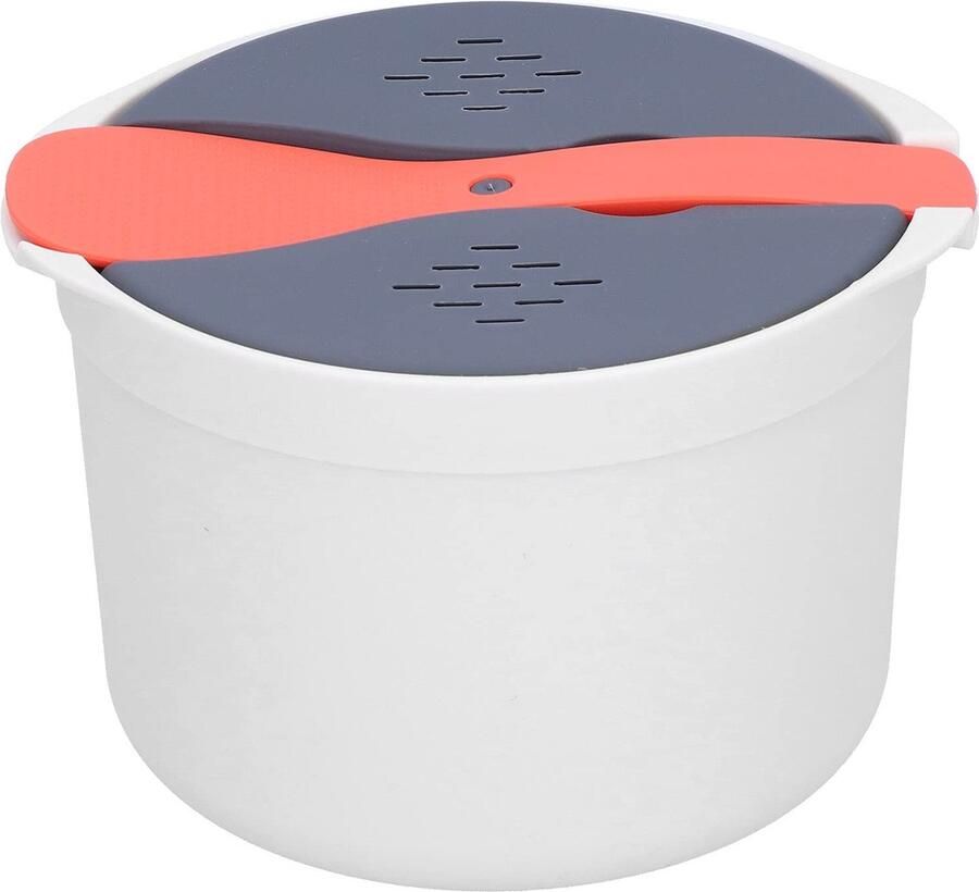 Golden crown Magnetron Rijstkoker 2L Dubbele Laag Vaatwasserbestendig Veilig en Gezond Ideaal voor rijst koken Geschikt voor 2-3 personen