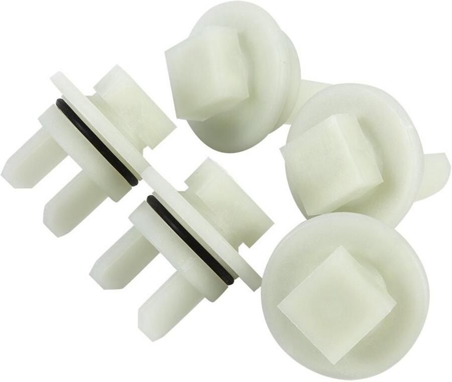 Allecto Vleesmolen Tandwielen Plastic Onderdelen Hoogwaardige kwaliteit Wit Geschikt voor Siemenz MF155 Vleesmolen Gear Mouw 5 stuks