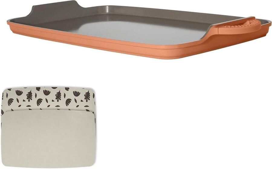Goodful Een Gegoten Alumunium Grillplaat Terracotta Aluminium