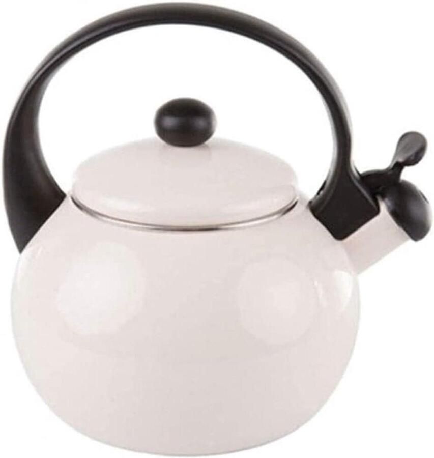 Gotee met Fluitje Waterketel Keukengerei Water Koken Automatisch Fluitje 2.2 Liter Wit