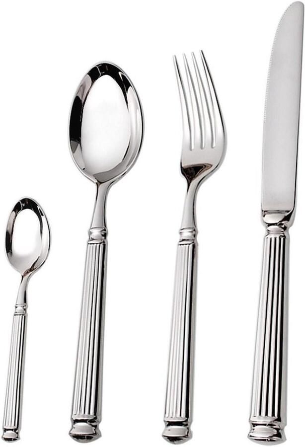 Gouden Bestekset Bestek 32 Delig Tafel Dekken Roestvrij Staal 8 Personen Goud