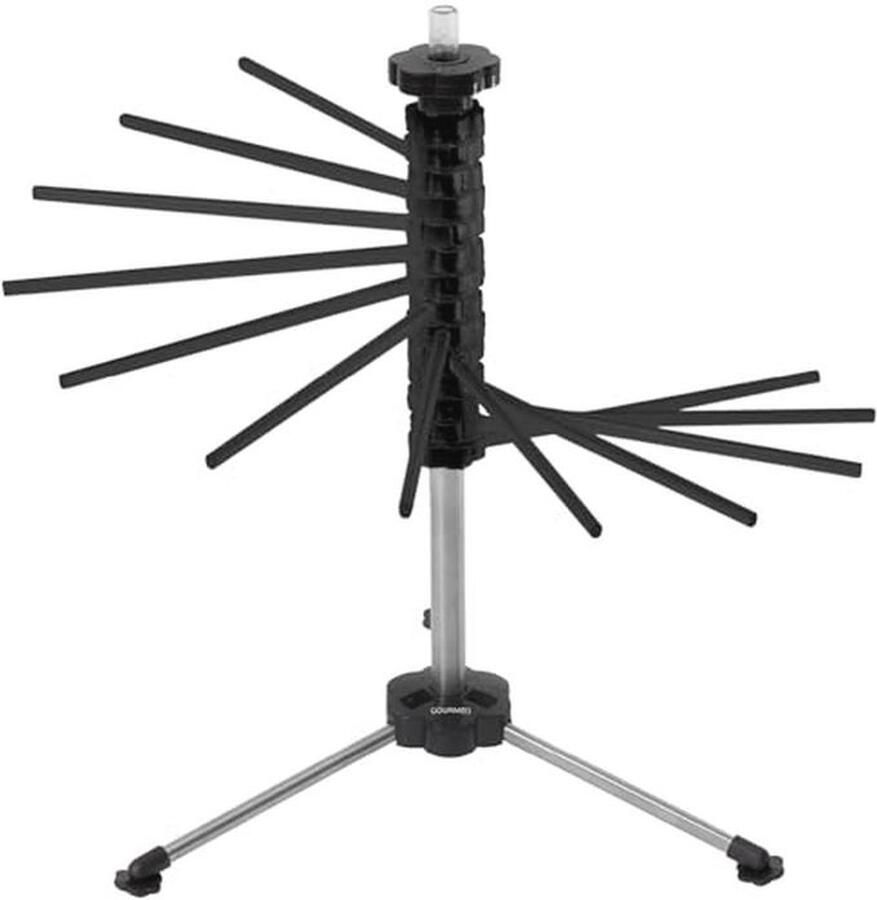 GOURMEO door PAGILO pastadroger voor maximaal 2 kg pastas 14 uittrekbare sporten geïntegreerde transportstok opvouwbaar spaghettidroger pastadroger