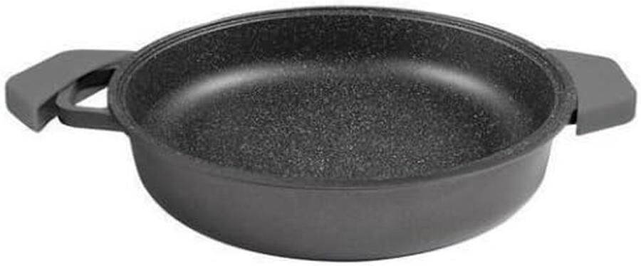 Gourmet Pan Kookpan Steelpan Koken en Bakken Graniet H. Stone 32 Centimeter Grijs