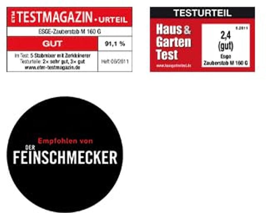 Gourmet Staafmixer met Accessoires Krachtige Mixer tot 15000 Omwentelingen min