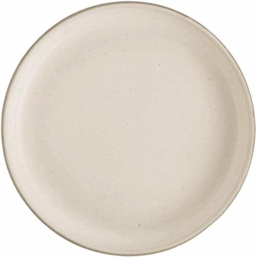 Gourmetbord Aardewerk Dinerbord Rond Gourmetten Thuis Vaatwasserbestendig 20 cm Asgrijs