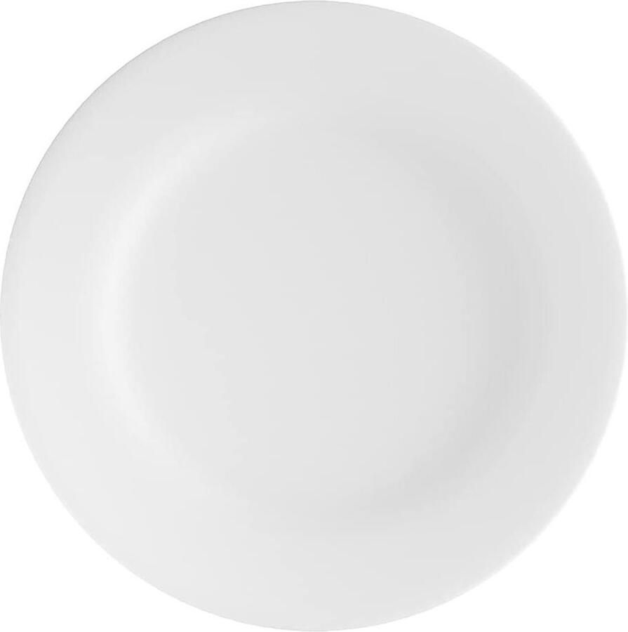 Gourmetbord Dinerbord Eten Serveren Premium Bone Porselein 30 cm Wit