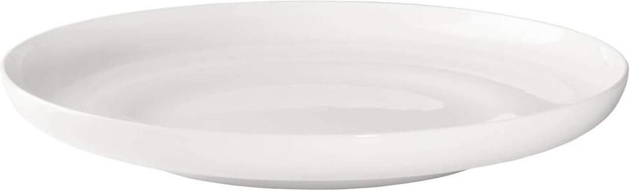 Gourmetbord Dinerbord Serveerschaal Dineren Buffet Verzonken Spiegel 27 cm Zilver