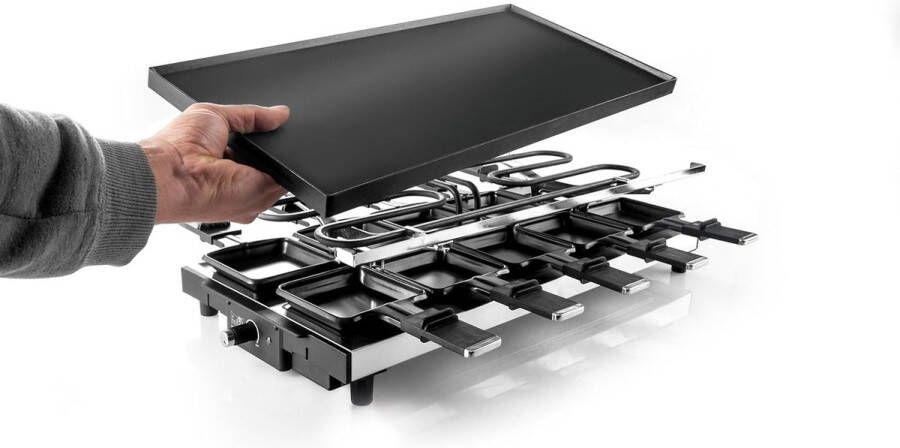 Gourmetstellen Gourmetstel Grillplaat Gourmetset Geschikt voor Kerstdiner - Foto 2
