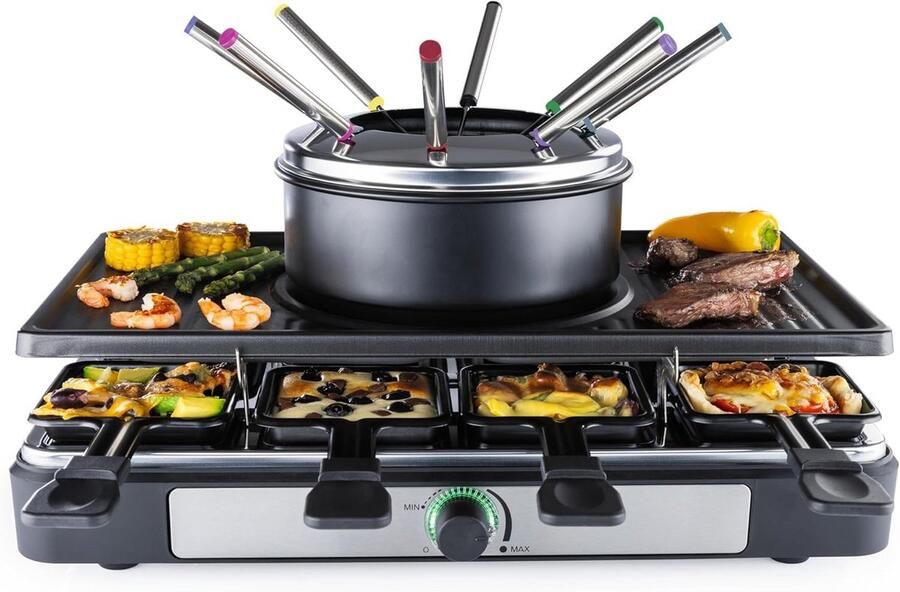 Gourmetstellen Raclette Teppanyaki Bakplaat Tafelgrill