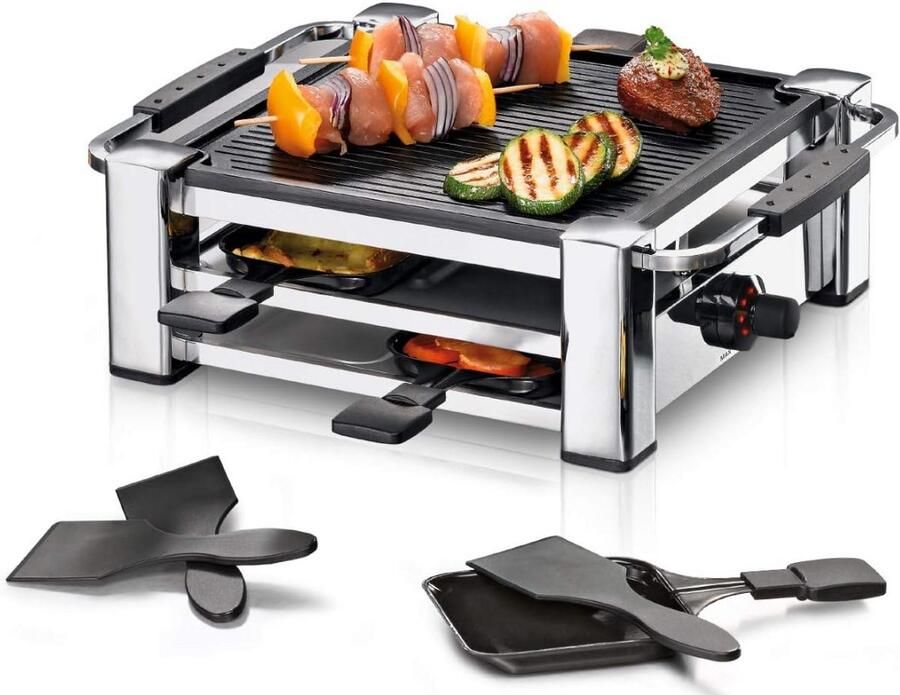 Gourmetstellen Raclette Teppanyaki Bakplaat Tafelgrill