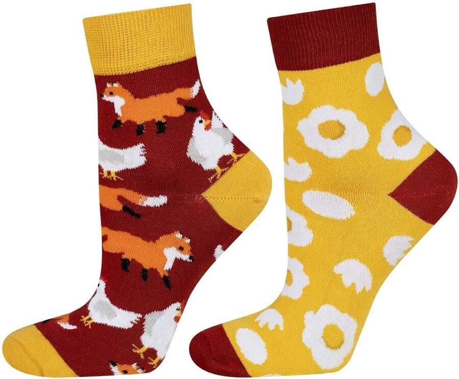 Grappige Eiersokken voor Heren en Dames Comfortabel Geschenk