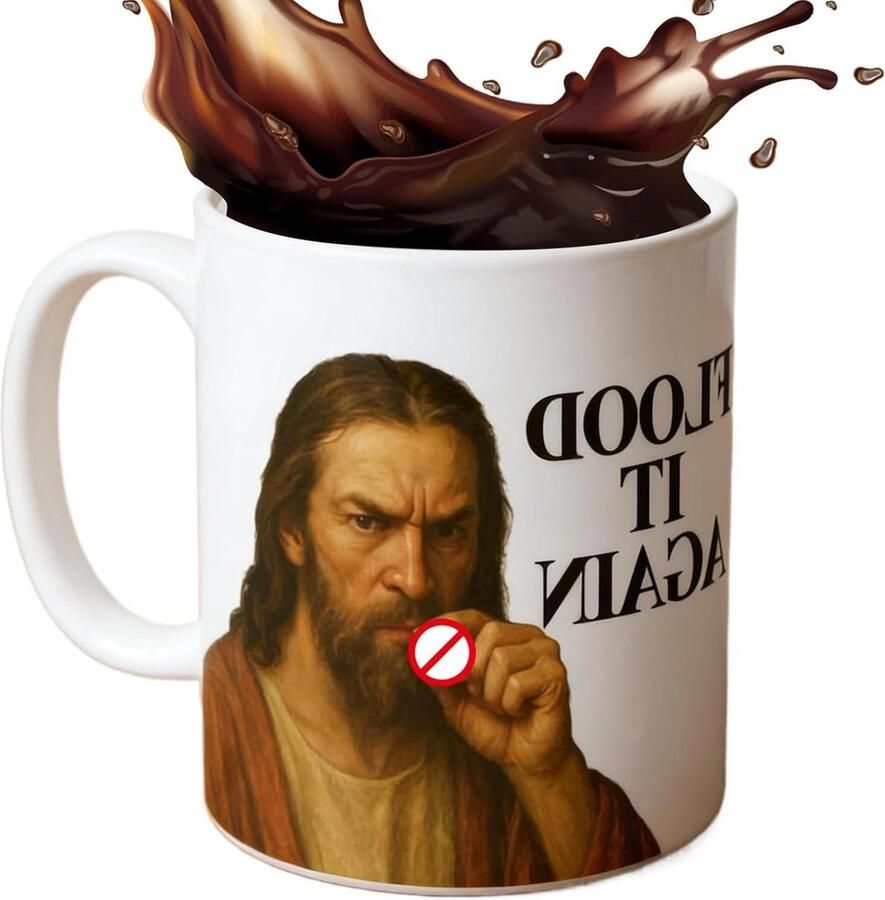 Grappige Koffiemok Nieuwigheid Mok Theekop Koffie Drinken Hilarisch Ontwerp 325 ml Meerkleurig