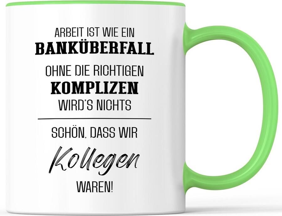 Grappige Koffiemok voor Collega's Afscheidscadeau Vaatwasserbestendig 330 ml