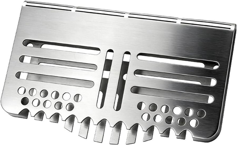 Bakplaat Vetbeschermer Grill Accessoire Schoon Grillen Roestbestendig Ontwerp 11.3 x 8.9 cm Zilver
