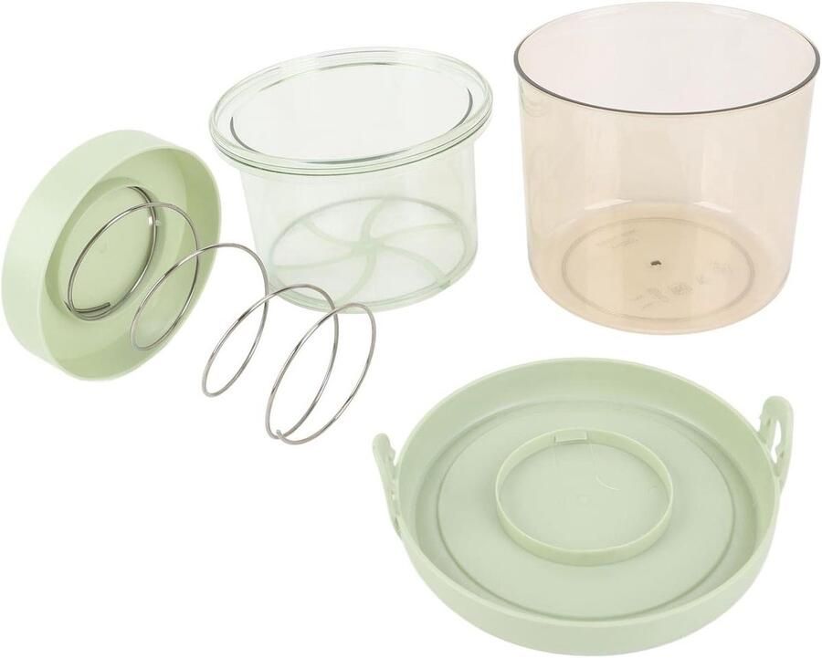 Griekse Yoghurtstrainer Yoghurtmaker Kaasmaker Zelf Yoghurt Maken Fijne Gaasfilter 13.5 cm Groen