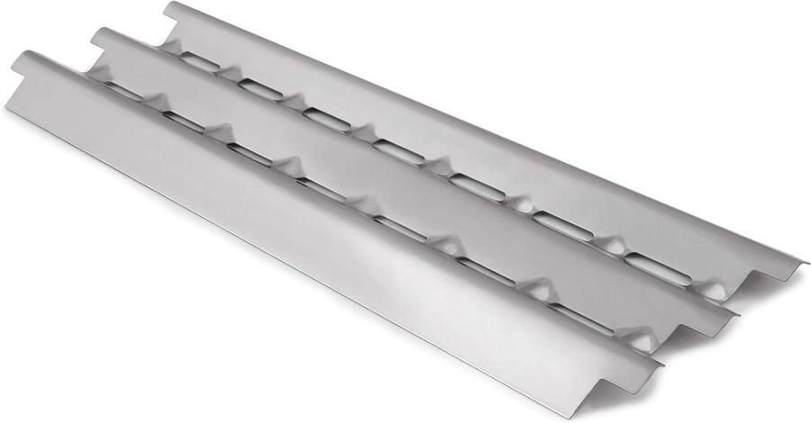Grill Accessoire Hitteplaat Grillen verbeteren Roestvrij staal 41 cm Zilver