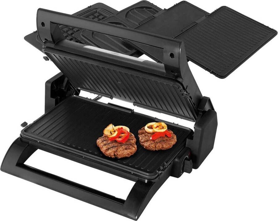 Grill Apparaat Tafel Grill Tosti Apparaat Verticaal Opbergbaar Panini Grill Hoge Kwaliteit