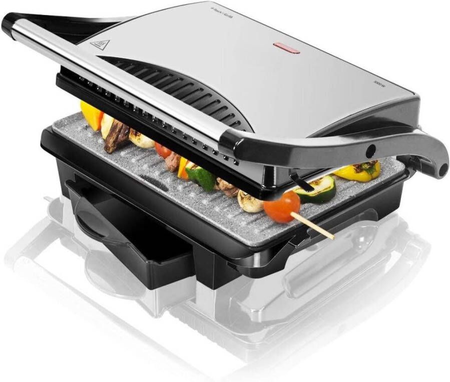 Grill Apparaat Tafel Grill Tosti Apparaat Verticaal Opbergbaar Panini Grill Hoge Kwaliteit