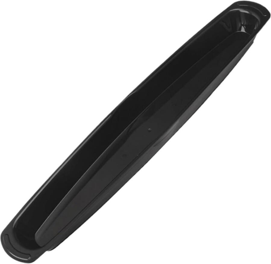 Grill Lekbak Olie Druppelbak Pan Vet Beheer Efficiënte Vetopvang 145 Inch Zwart