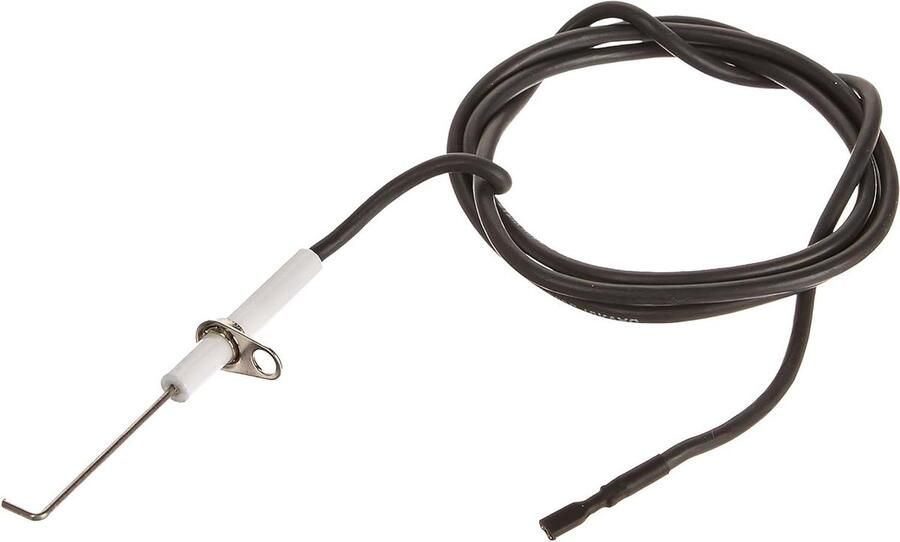Grill Elektrode Vervanging Ontstekingspen Barbecue Reparatie Met Aansluitdraad 2.06 x 0.64 x 8.41 cm Zilver