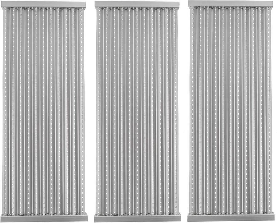 Grill Emitter Platen Warmteverdeler Grill Barbecue Gerechten Bereiden Roestvrij Staal Met Gaten 3 stuks 44 cm